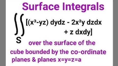 Gauss Divergence Theorem Examples #surfaceintegral #gausstheorem