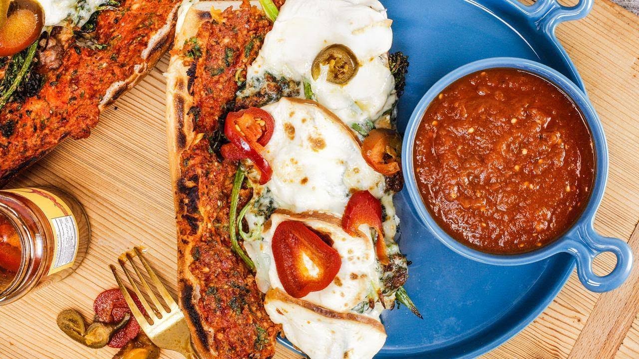 Rachael's Roasted Broccoli Rabe & 3-Cheese Hero Sandwiches - YouTube