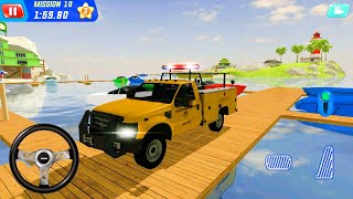 Police Coast Guard Simulator - US Police Beach Rescue Team | Android Gameplay screenshot 4
