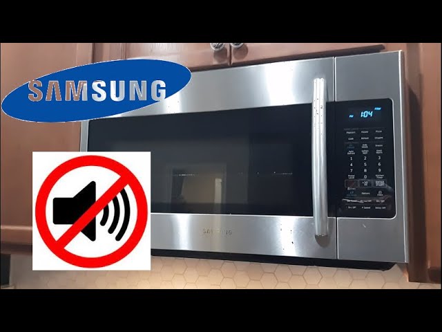 Stop loud microwave beeping 