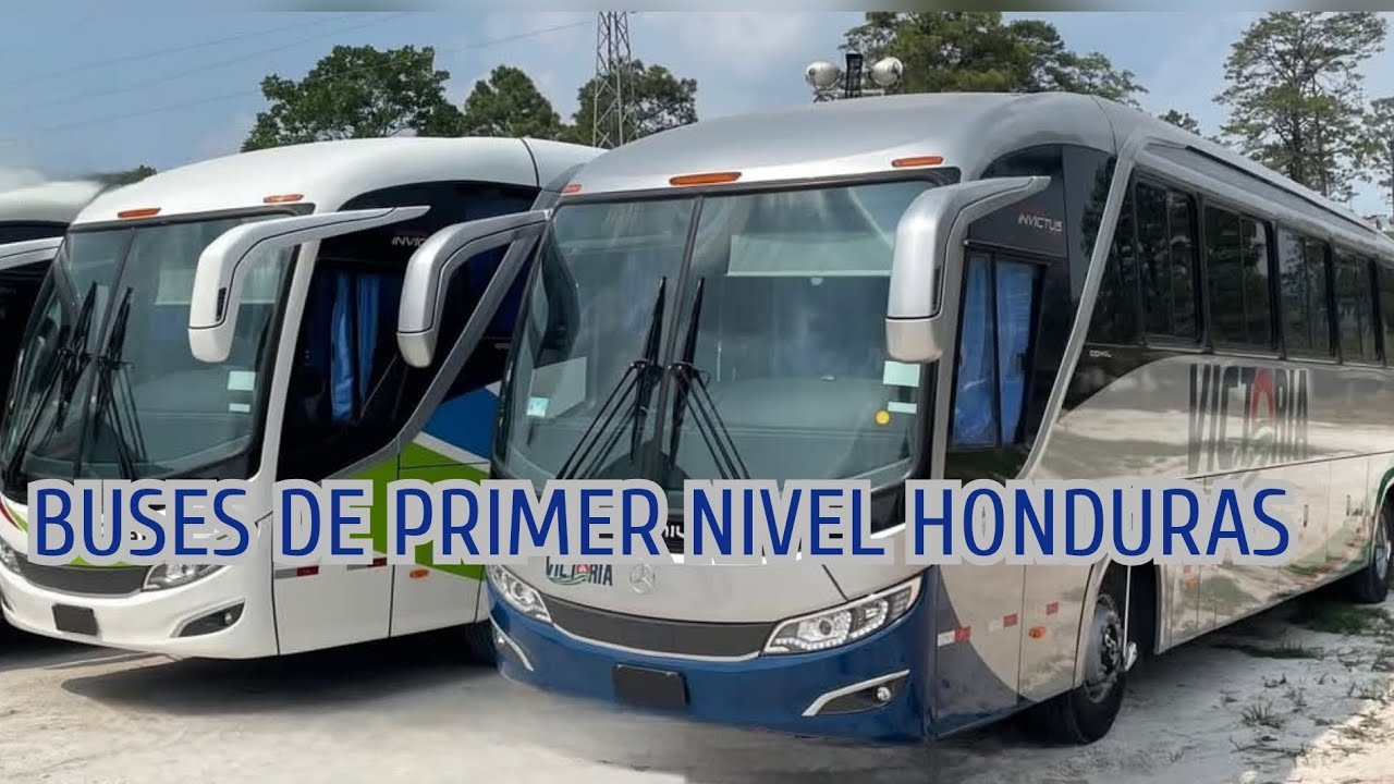 MODERNOS BUSES CIRCULAN EN HONDURAS.