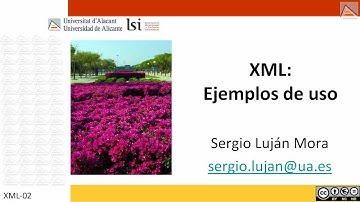 XML: Ejemplos de uso