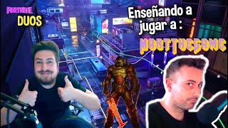 ¡Enseñando a jugar Fortnite a @MartTheGame! (Sale Mal XD)