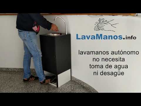 Lavamanos portátil autónomo Mini Clinic NEGRO