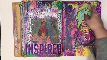 Large Dylusions Flip through: part 2