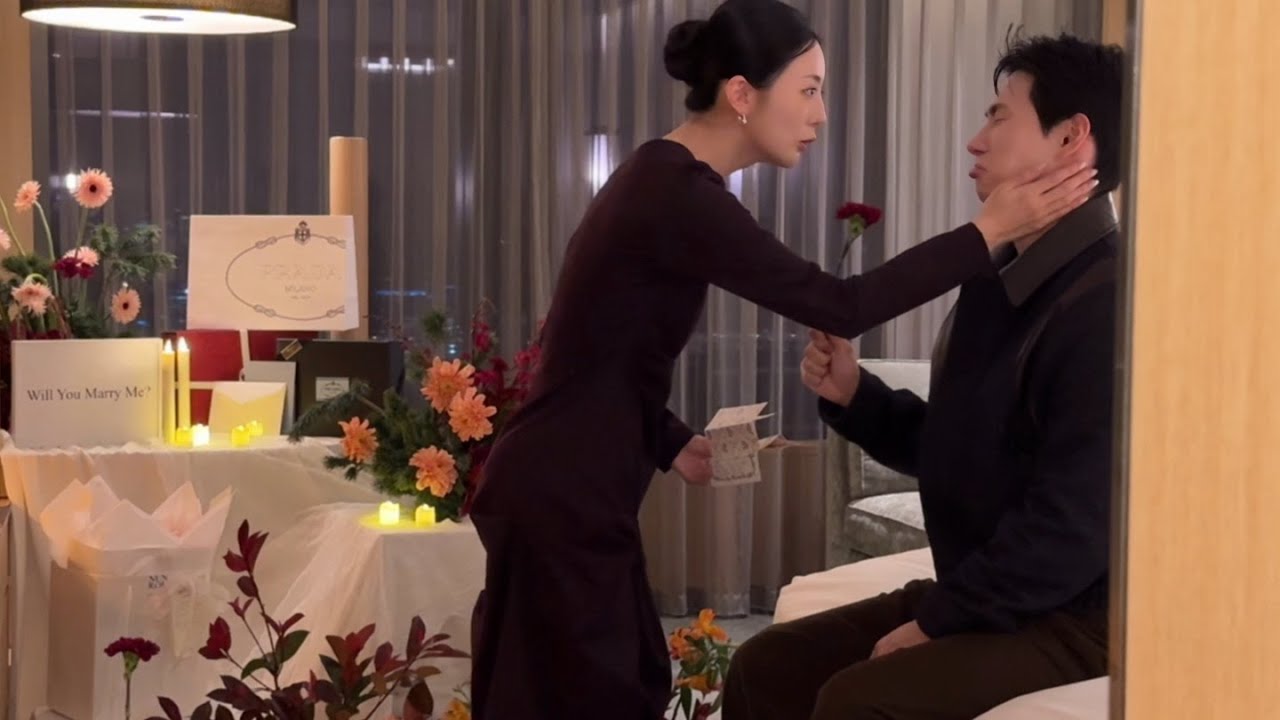 첫눈 오는 날❄️ 여자가 하는 프로포즈💍 007 대작전!