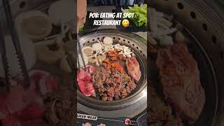 eating at kpot restaurant 🥰#foodie #foryou #abundance #foryoupage