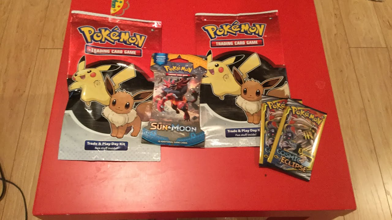 My First Pokemon Card Unboxing Video YouTube