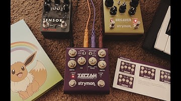 My look at the Strymon Zelzah phaser (stereo demo using a synth)
