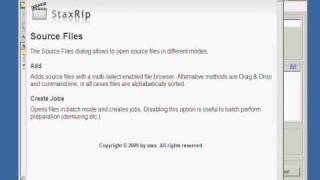 Dvd To Xvid - Part 2 Staxrip V1.1.1.3 1 Of 2