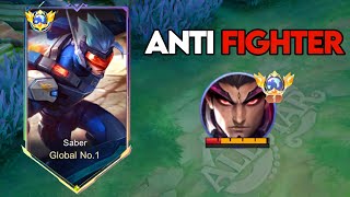 THIS ILLEGAL SABER BUILD DESTROYS EVERY FIGHTER💀 (NO ONE SURVIVES)