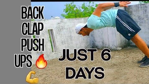 BACK CLAP PUSH UPS IN JUST FEW STEPS |BACK CLAP PUSH UPS FIT WITH SHEKHAR |SHEKHAR DESHPANDE