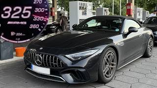 LATE TO WORK in AMG SL63: 325 KM/H POV Drive in Berlin | German Autobahn | 4K ASMR