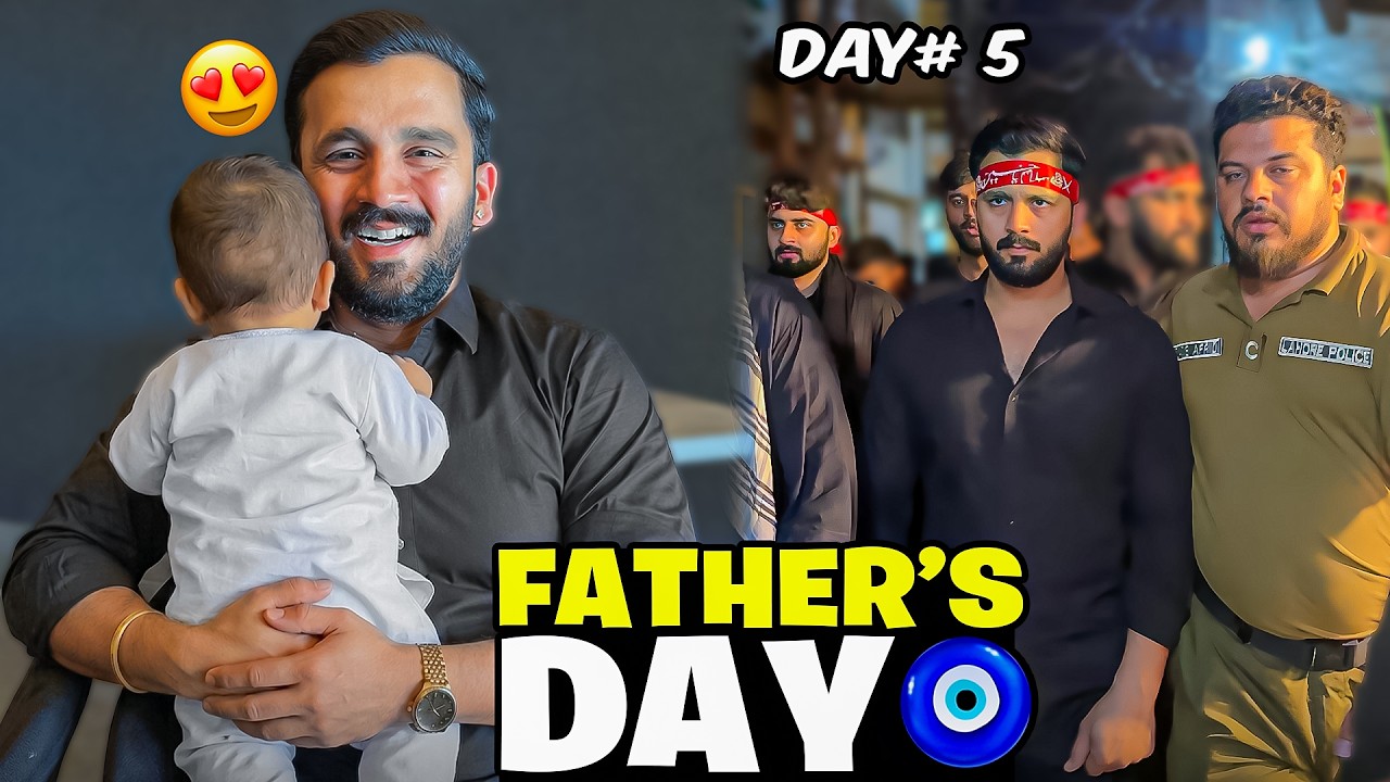 First Father’s Day from Kivan to his Baba❤️5th Muharram duty Done🙏🏻