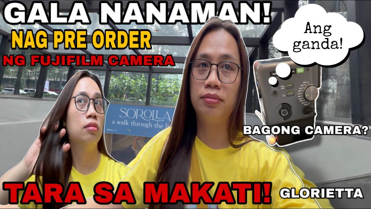 GALA ULIT! TARA SA MAKATI! NAG PRE ORDER NG CAMERA! FUJIFILM INSTAX MINI EVO CINEMA! Abengvlogs