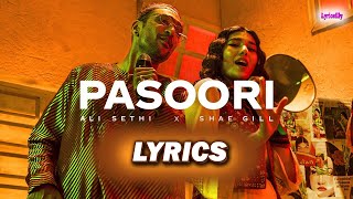 Pasoori Lyrics Video Shae Gill Ali Sethi Fazal Abbas Xulfi Lyricsilly