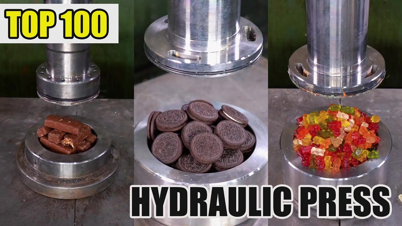 Top 100 Most Satisfying Hydraulic Press Crushes | Ultimate Crushing Moments Compilation 