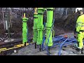 Multiple yamamoto hrb1000 rock splitters simultaneously