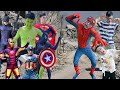 Zombie spiderman vs superheroes  fun heroes