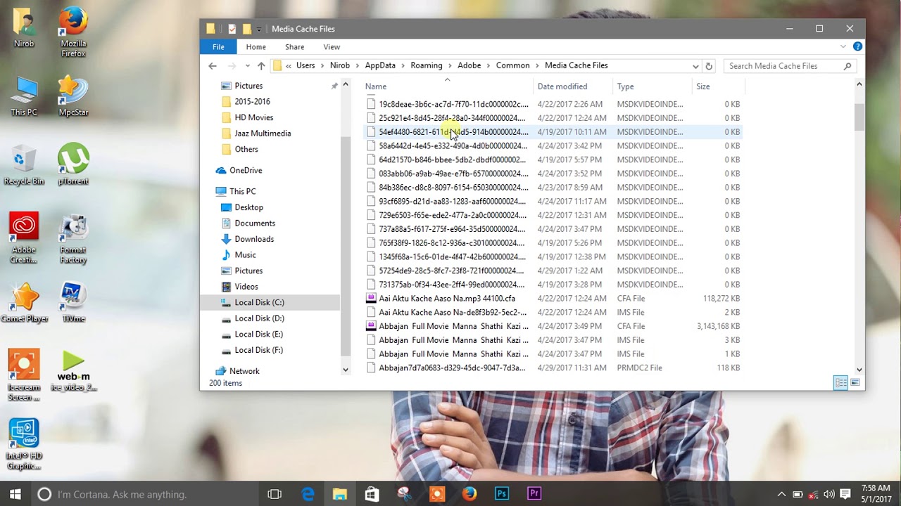 Delete Adobe Cache Files Windows 10