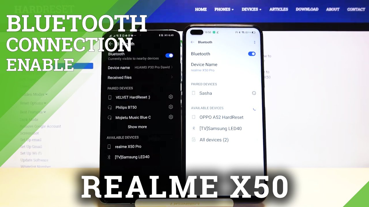 How to Connect Realme X50 5G via Bluetooth – Access Connections Options ...