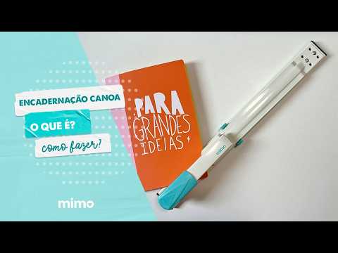 O Que é Encadernação Canoa? Aprenda a fazer com o Grampeador de Longo Alcance Mimo