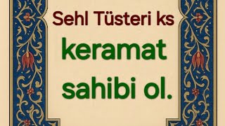 Sen De Keramat Sahibi Ol Sehil Tüsteri Ks