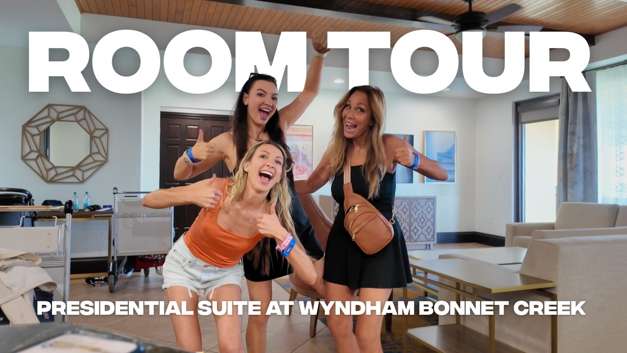 Экскурсия по президентскому люксу с тремя спальнями в отеле Wyndham Bonnet Creek | Полный обзор н...