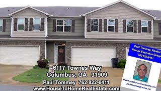 6117 Townes Way,  Columbus GA Town House for rent  $1495 per month or $186,900