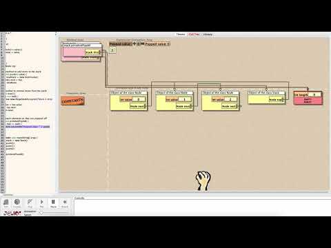 Stacks and Queues in Java using Jeliot