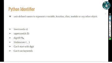 Python ( Myanmar ) : 2. 3. variable & identifier