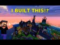 My Town Comes to Life in Minecraft! | Town Square & Space Invaders! KKE9S9