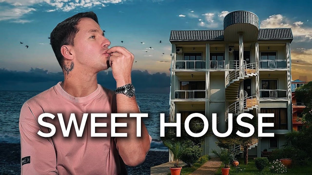 Отель Sweet House в Кобулети 🇬🇪 | 2 минуты до моря, питание включено, первая линия