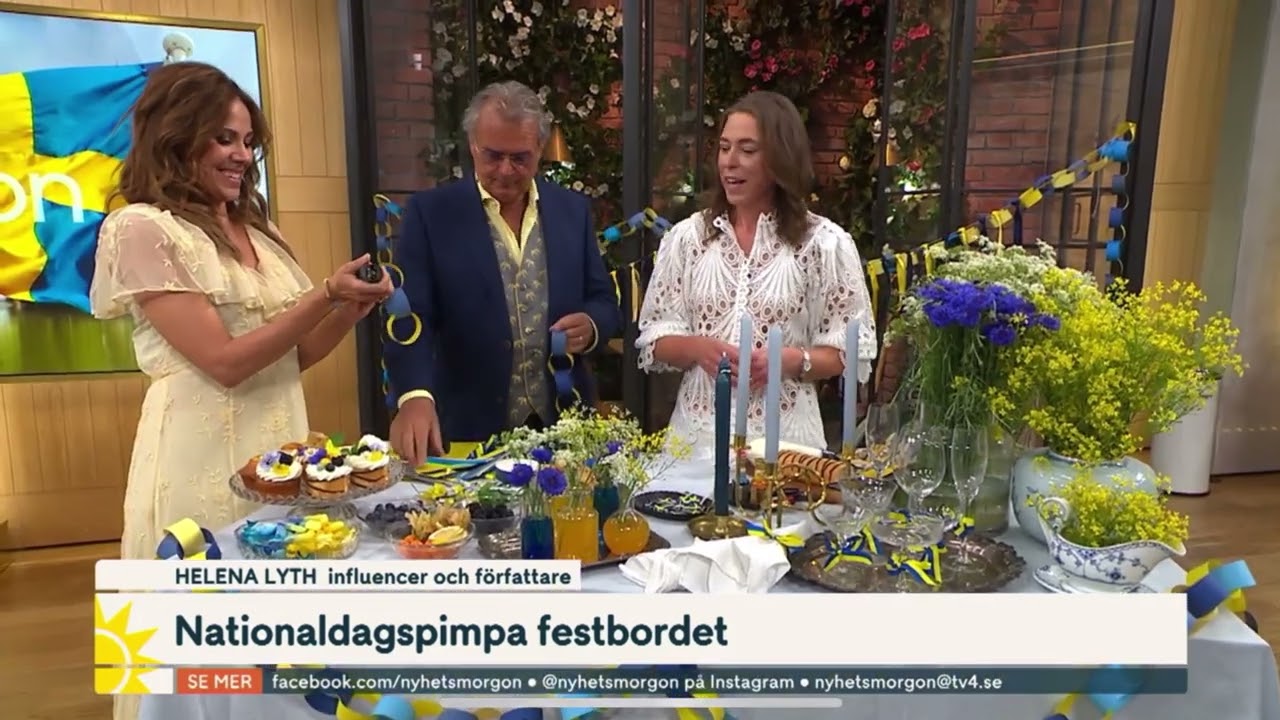 01 Nationaldag pynt dekorationer