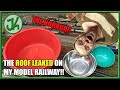 The Roof Leaked on my Model Railway! Update on Wear Yard loft layout