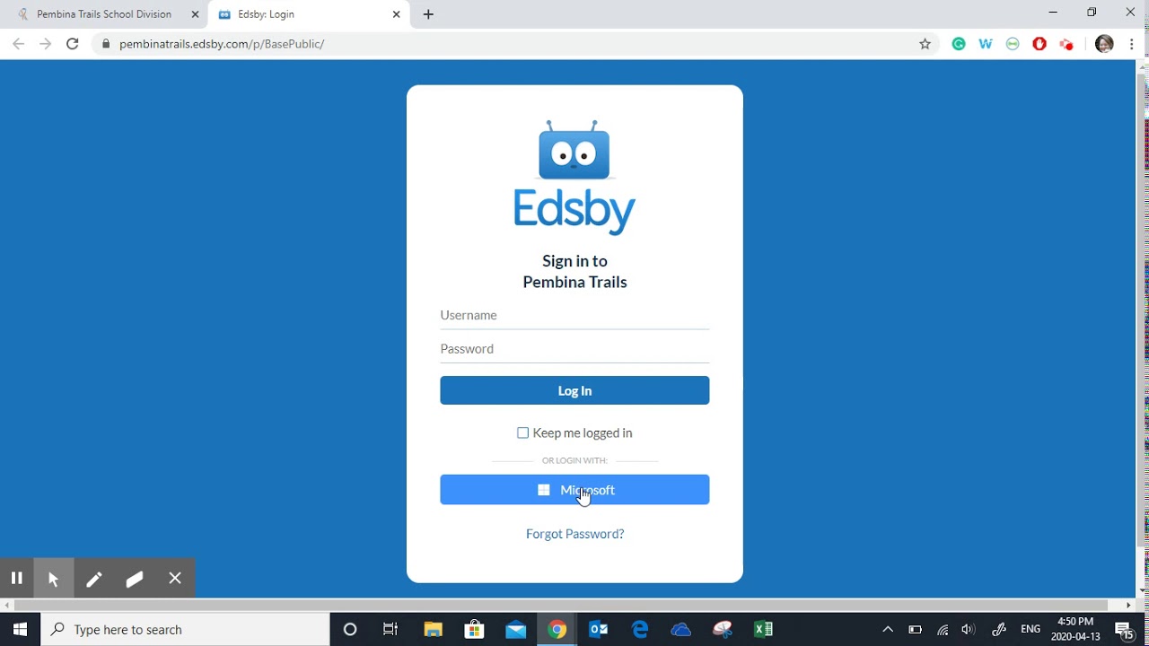 Student Computer Login to Edsby Pembina Trails YouTube