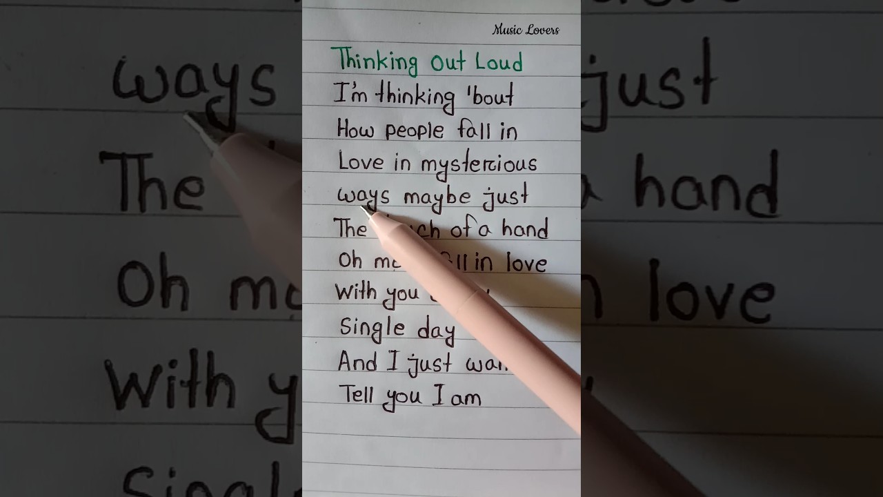 Ed Sheeran - Thinking Out Loud (Official Music Video) 