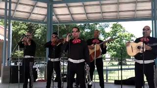 Mariachi Relampago Performs at Plaza Saltillo