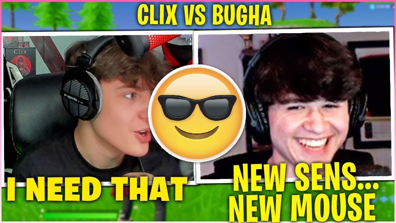 CLIX VS BUGHA *1V1* & CLIX USING NEW UNRELEASED FINAL MOUSE AND SHOWS OFF (FORTNITE CREATIVE)