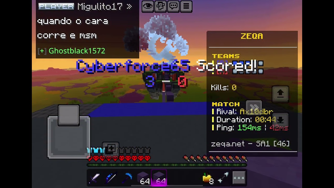 The bridge against a sweaty pvper