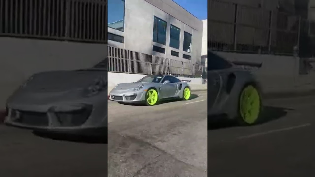 Chris Brown’s Porsche! New YouTube.🤤