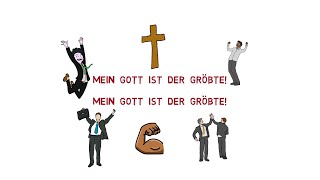 Video thumbnail of "Mein GOTT ist größer (Lyrics)"