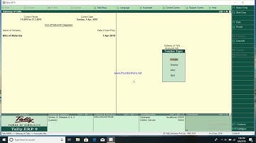 Bills of material(BOM) in tally ERP. 9 latest release PART-01 | Icl Classes | By RAHUL SINGH