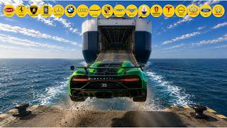 Every Luxury Brand Imaginable on This Mega Carrier! EP.1 #beamngdrive screenshot 2