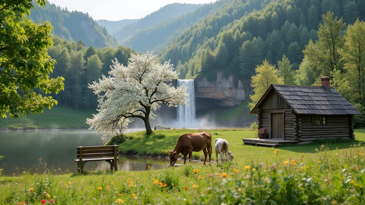 Relaxing Nature Music 4K🌿 Soothing Piano with Forest Ambience – Relaxing Nature Sounds