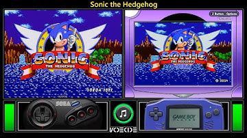 Sonic the Hedgehog (Sega Genesis vs GBA) Real Hardware Comparison