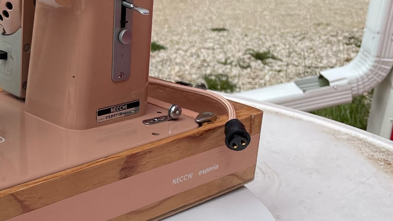 Finished Necchi Esperia YouTube