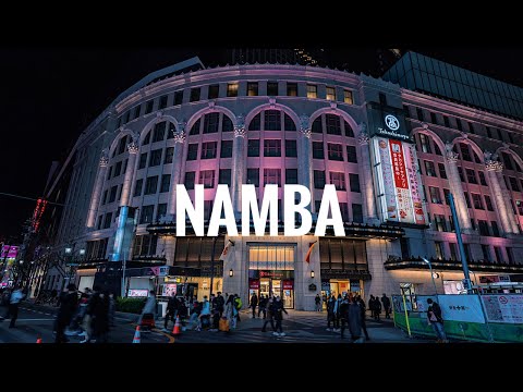 Osaka Namba Hyperlapse 4K HDR Japan