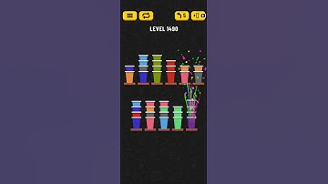 Cup Sort Puzzle Level 1490 | Water Sort Puzzle Level 1490 | Ball Sort Puzzle Level 1490 All the same