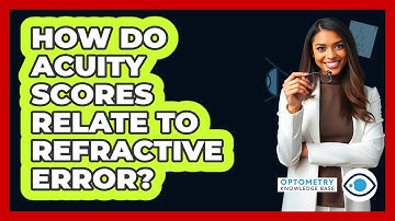 How Do Acuity Scores Relate To Refractive Error?